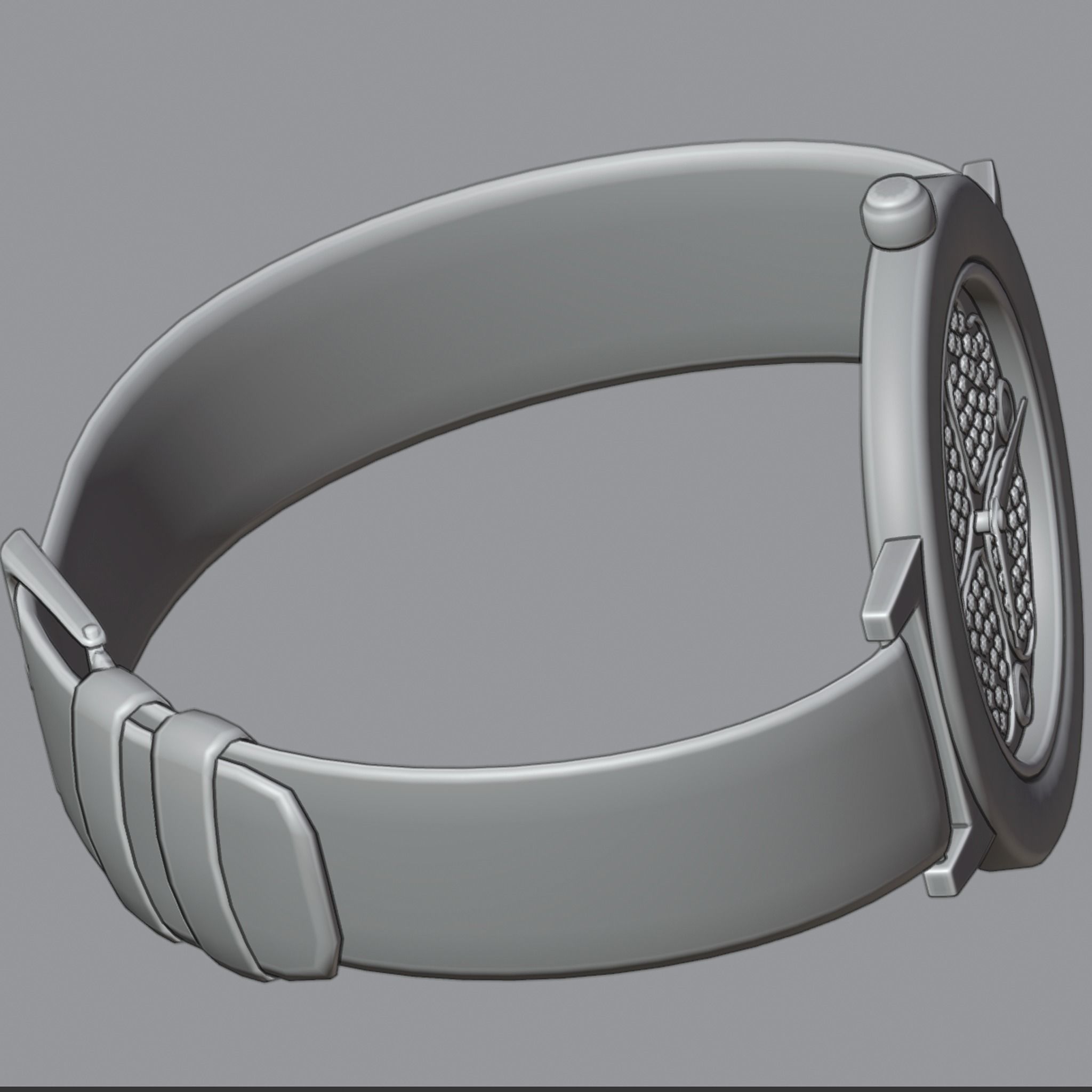 Watch hearts 3D model_4