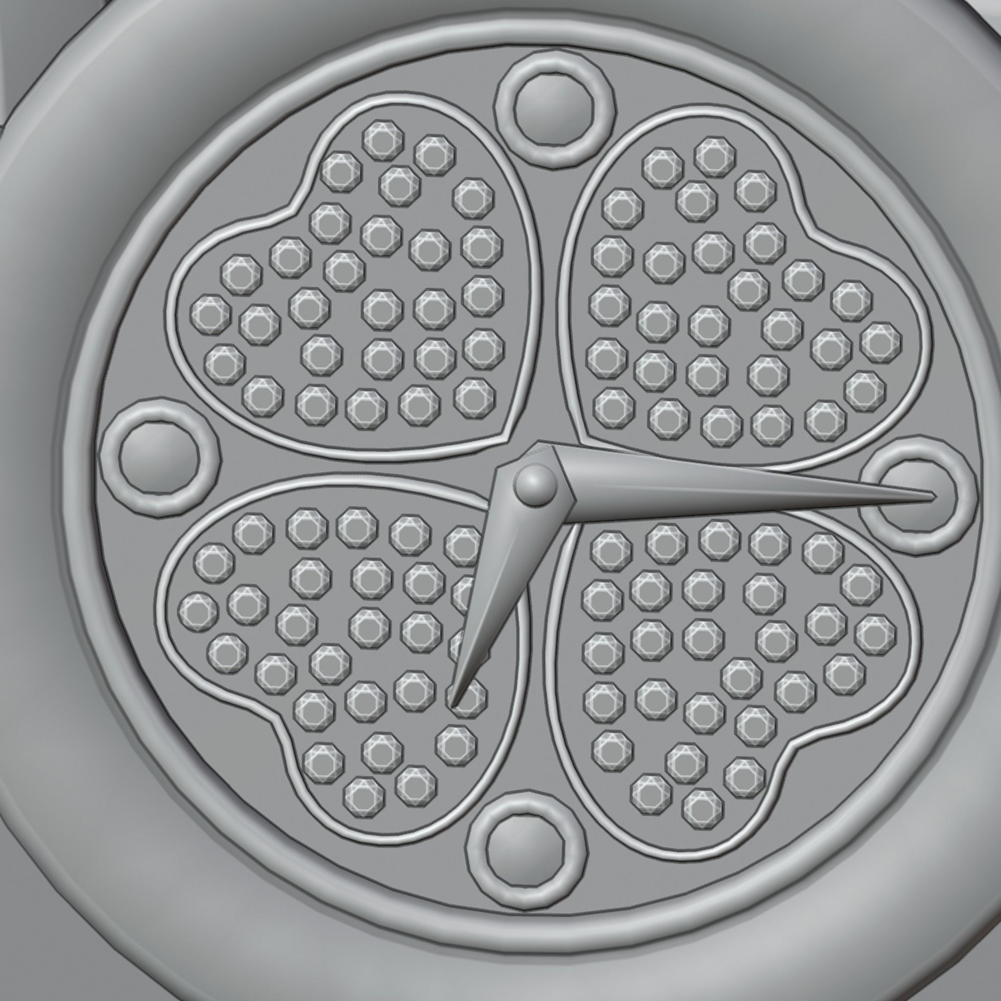 Watch hearts 3D model_5