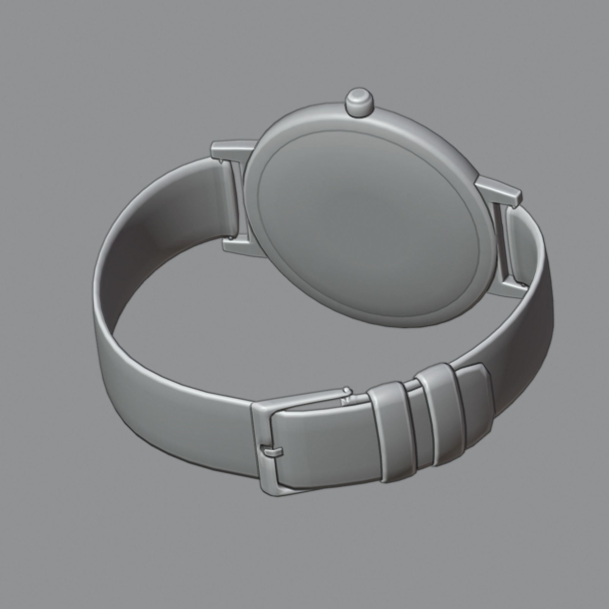 Watch hearts 3D model_2