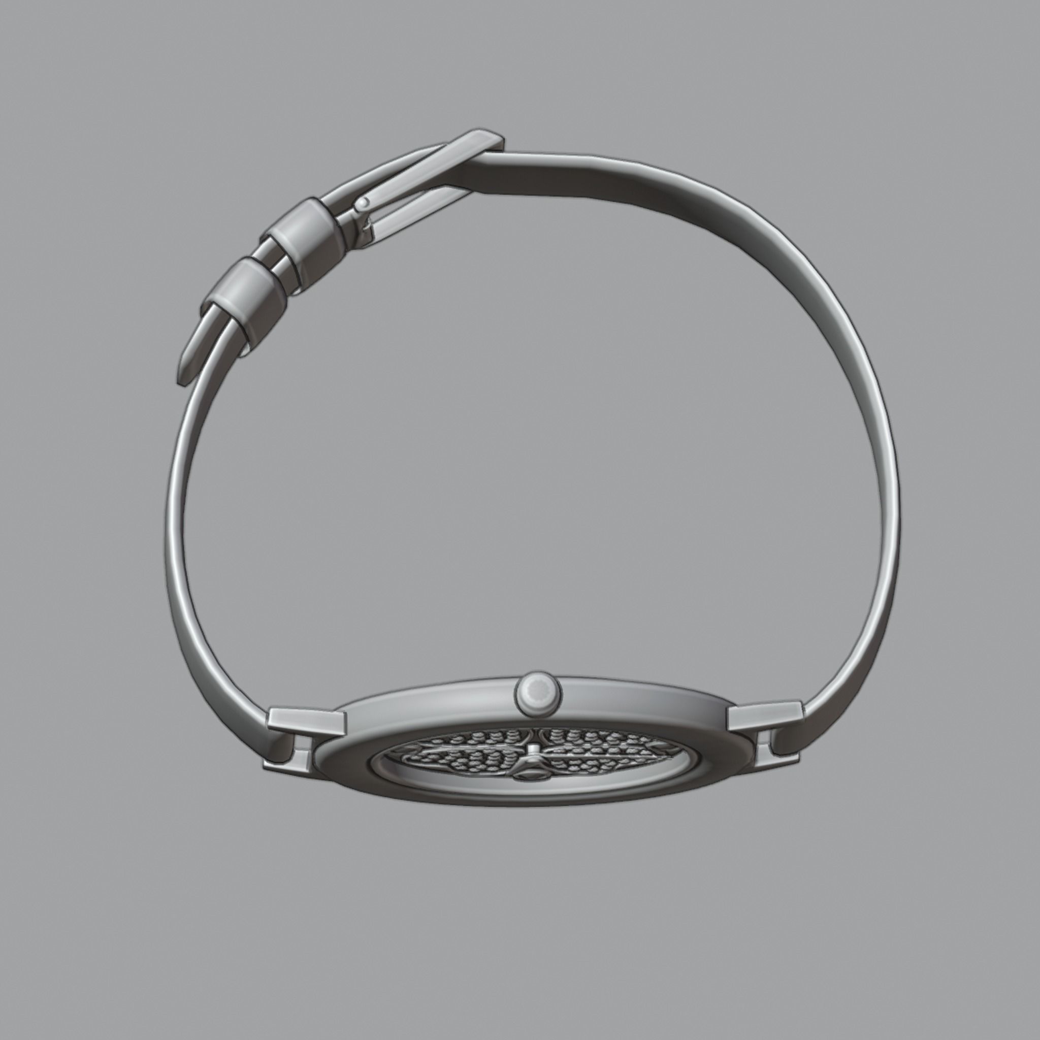 Watch hearts 3D model_3