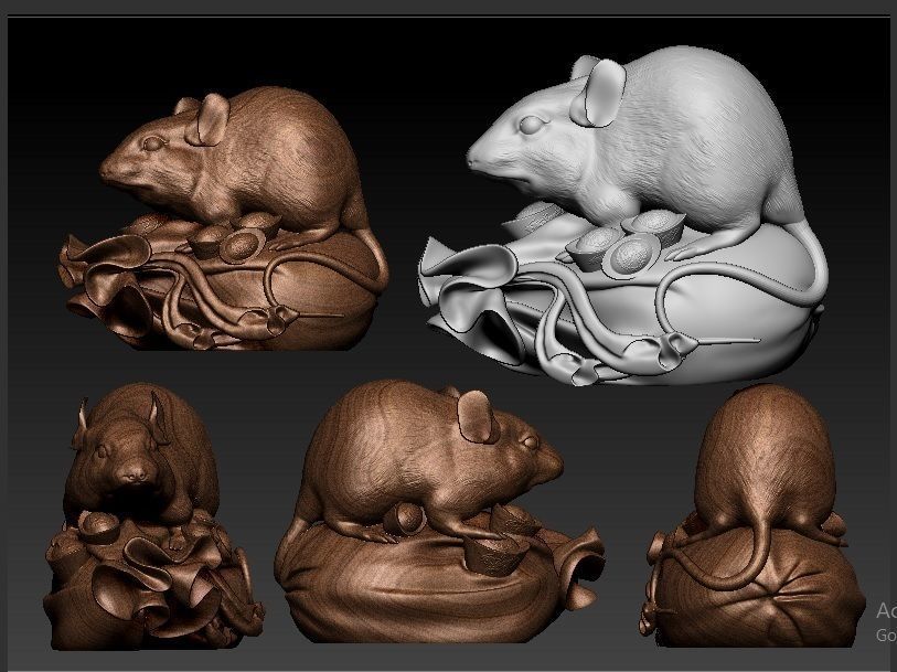 Mouse - Chuot 3D model_5