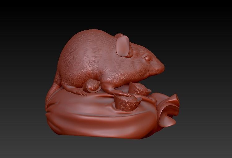Mouse - Chuot 3D model_2