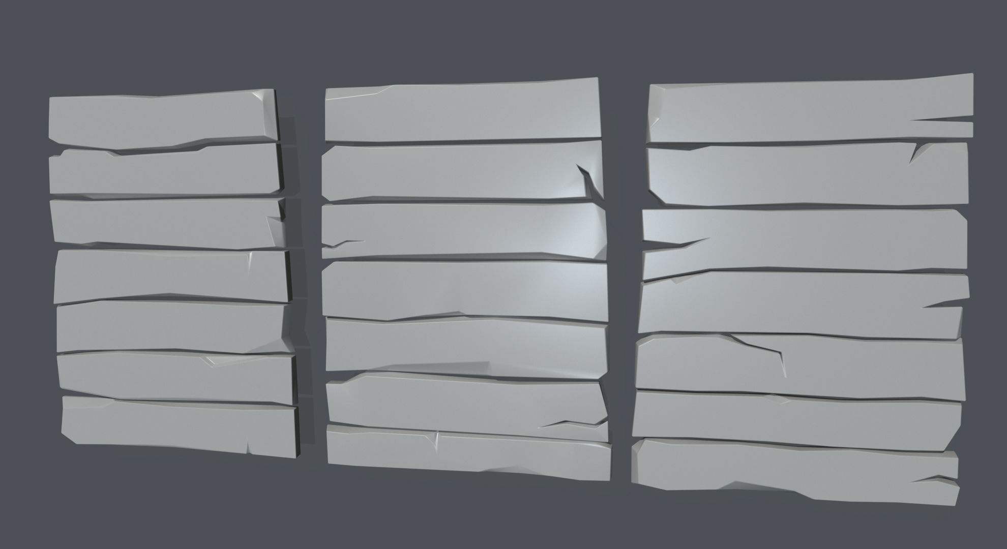 Ruins Kitbash Collection - 96 pieces  3D model_7