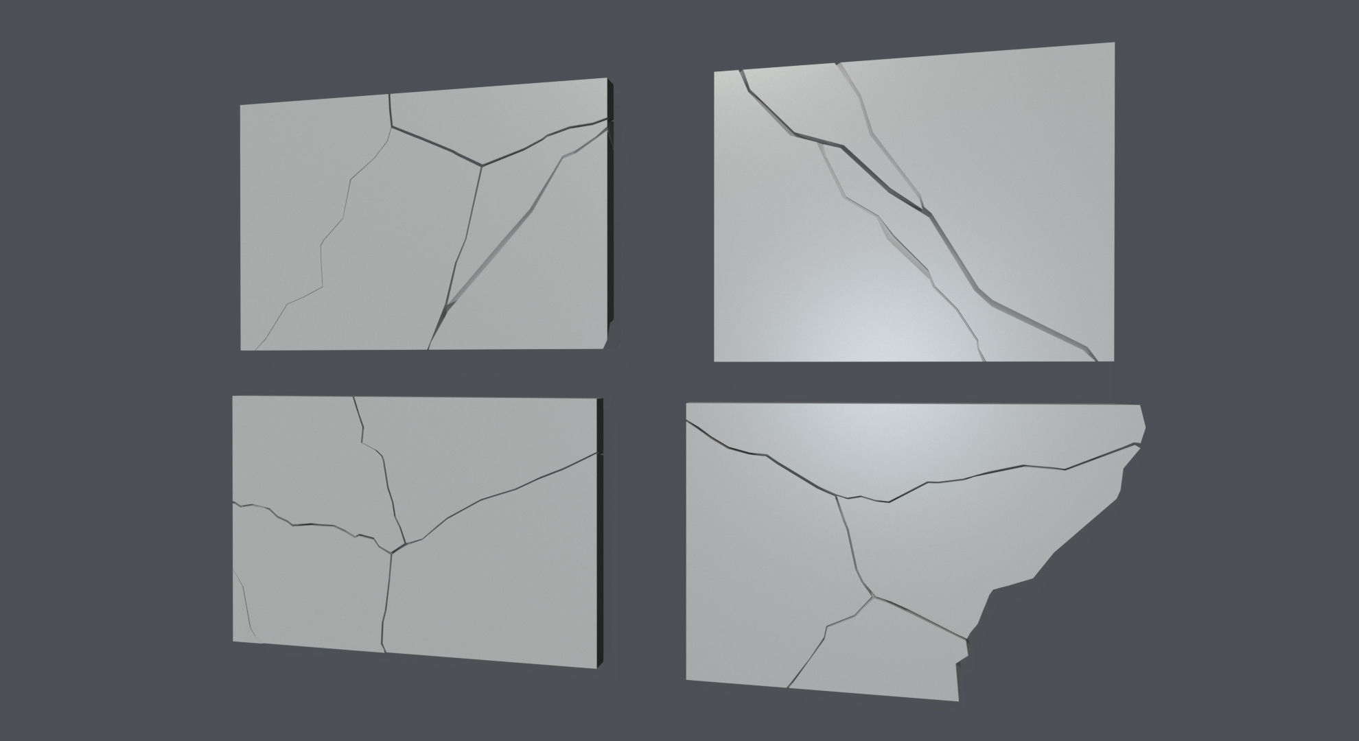 Ruins Kitbash Collection - 96 pieces  3D model_19