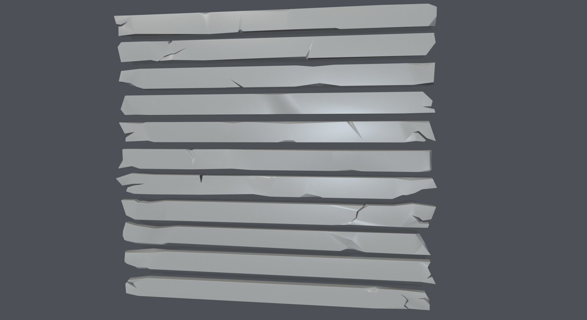 Ruins Kitbash Collection - 96 pieces  3D model_9