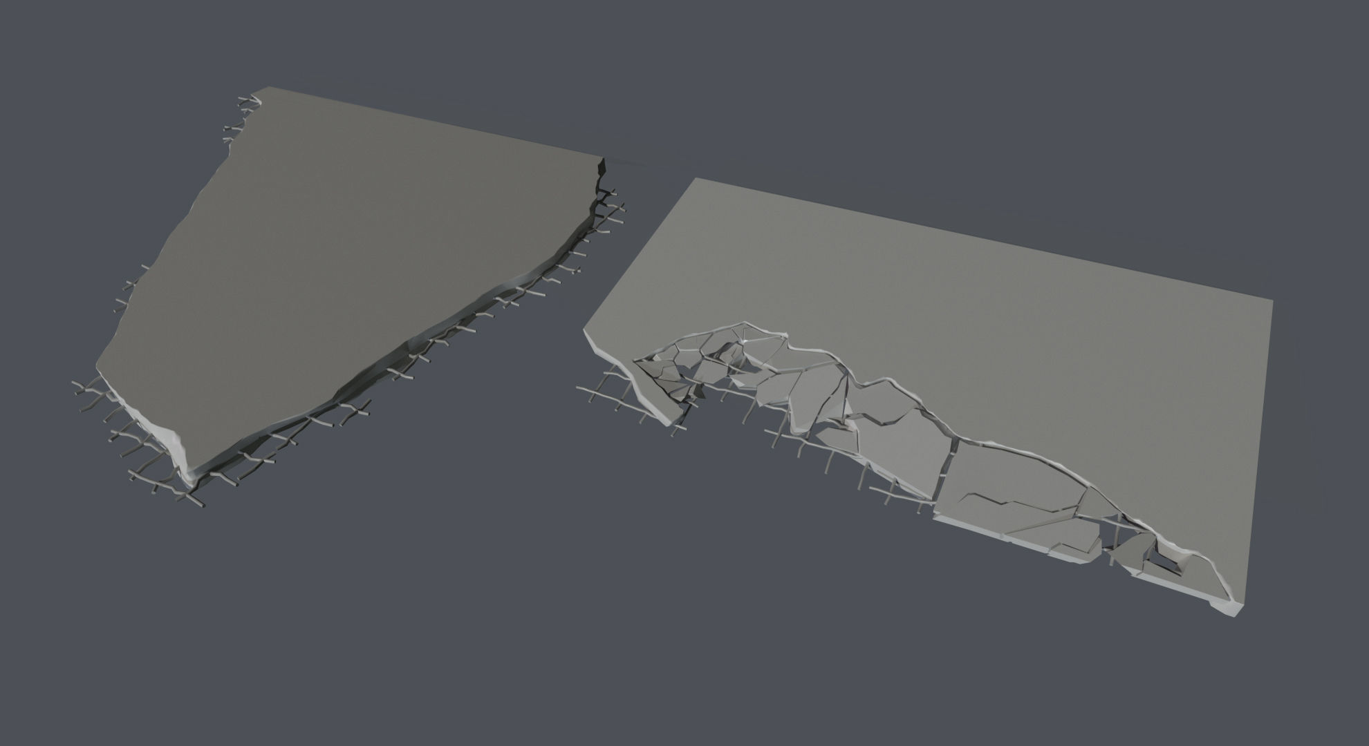 Ruins Kitbash Collection - 96 pieces  3D model_5