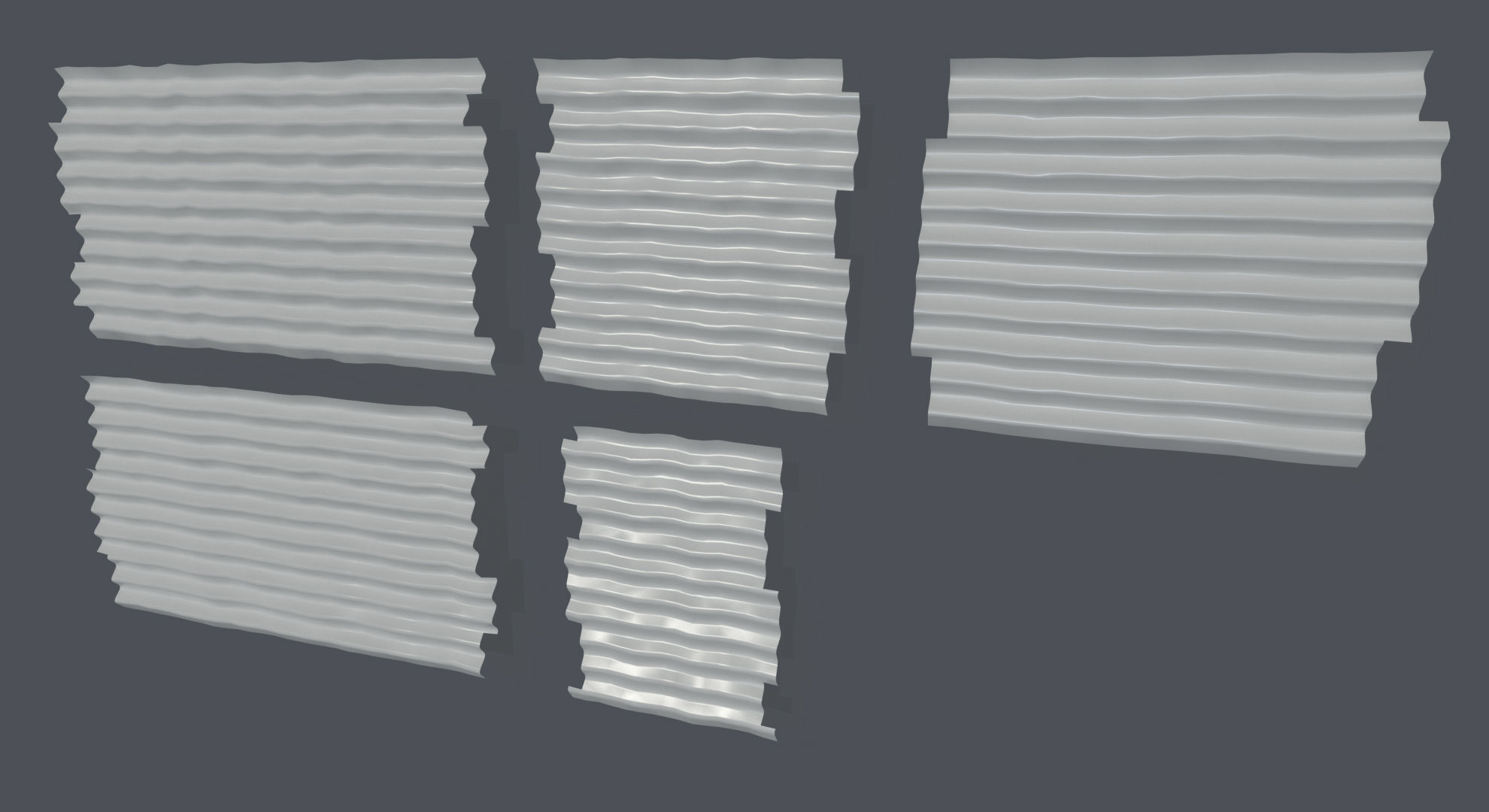 Ruins Kitbash Collection - 96 pieces  3D model_21