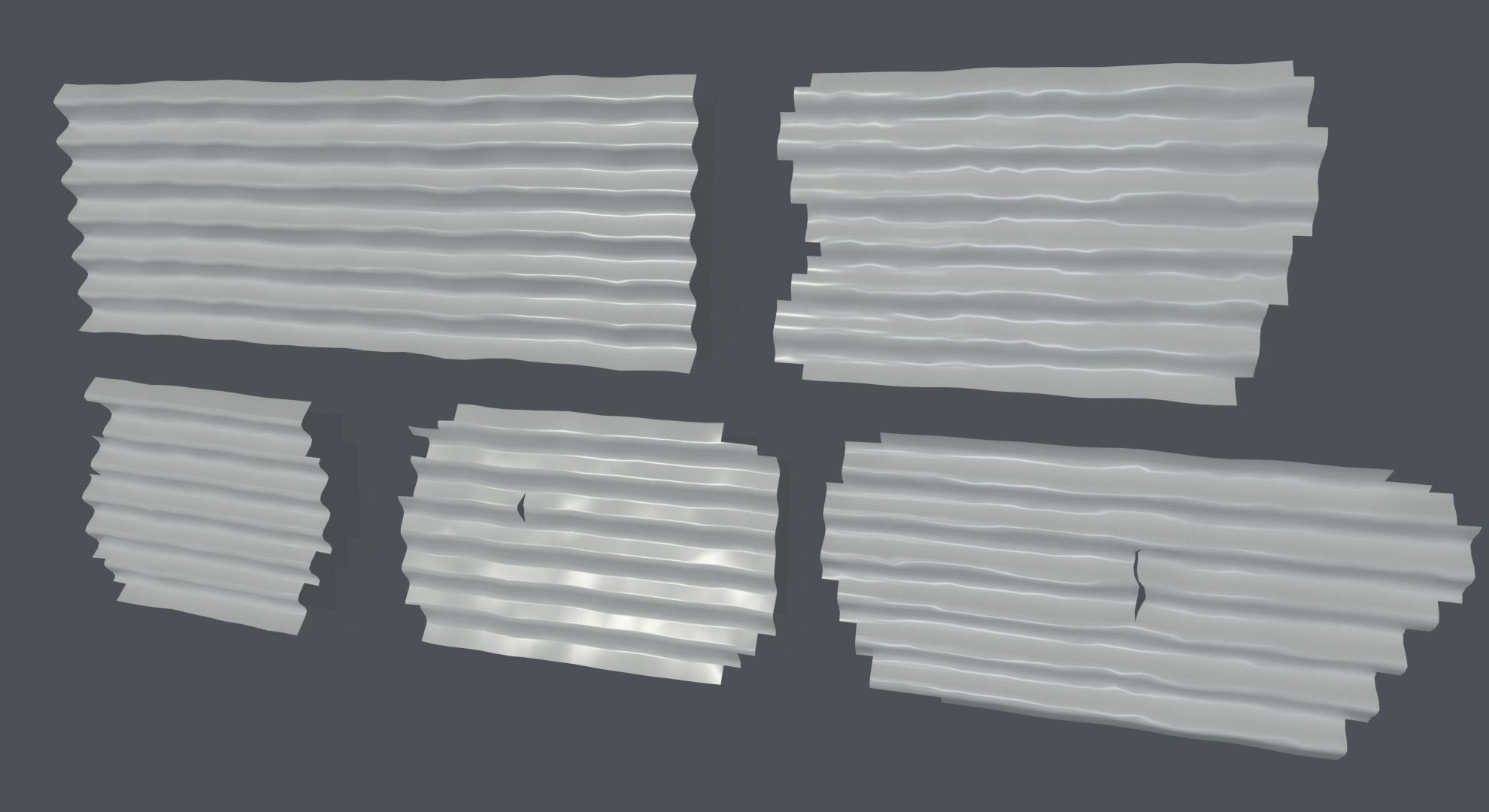 Ruins Kitbash Collection - 96 pieces  3D model_22