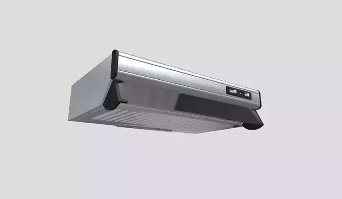Cooker hood Low-poly 3D model