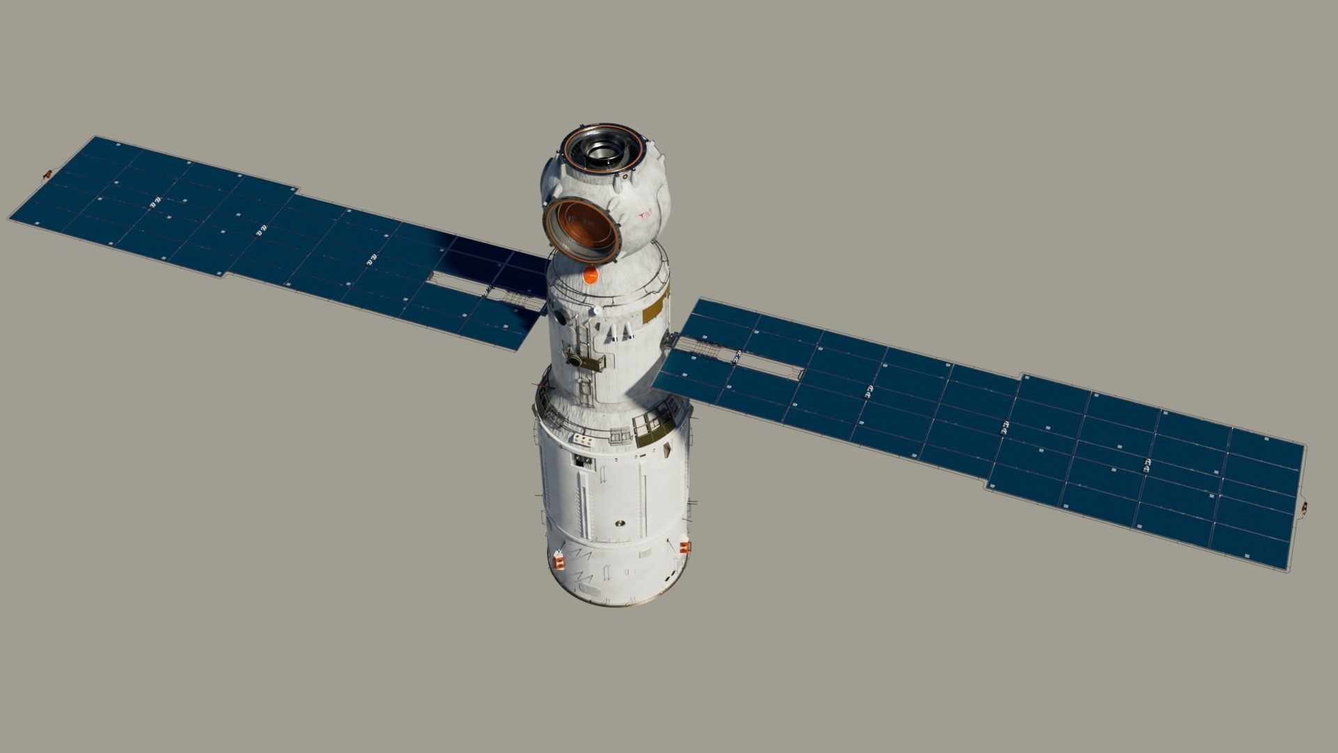 space station space module 3D model_1