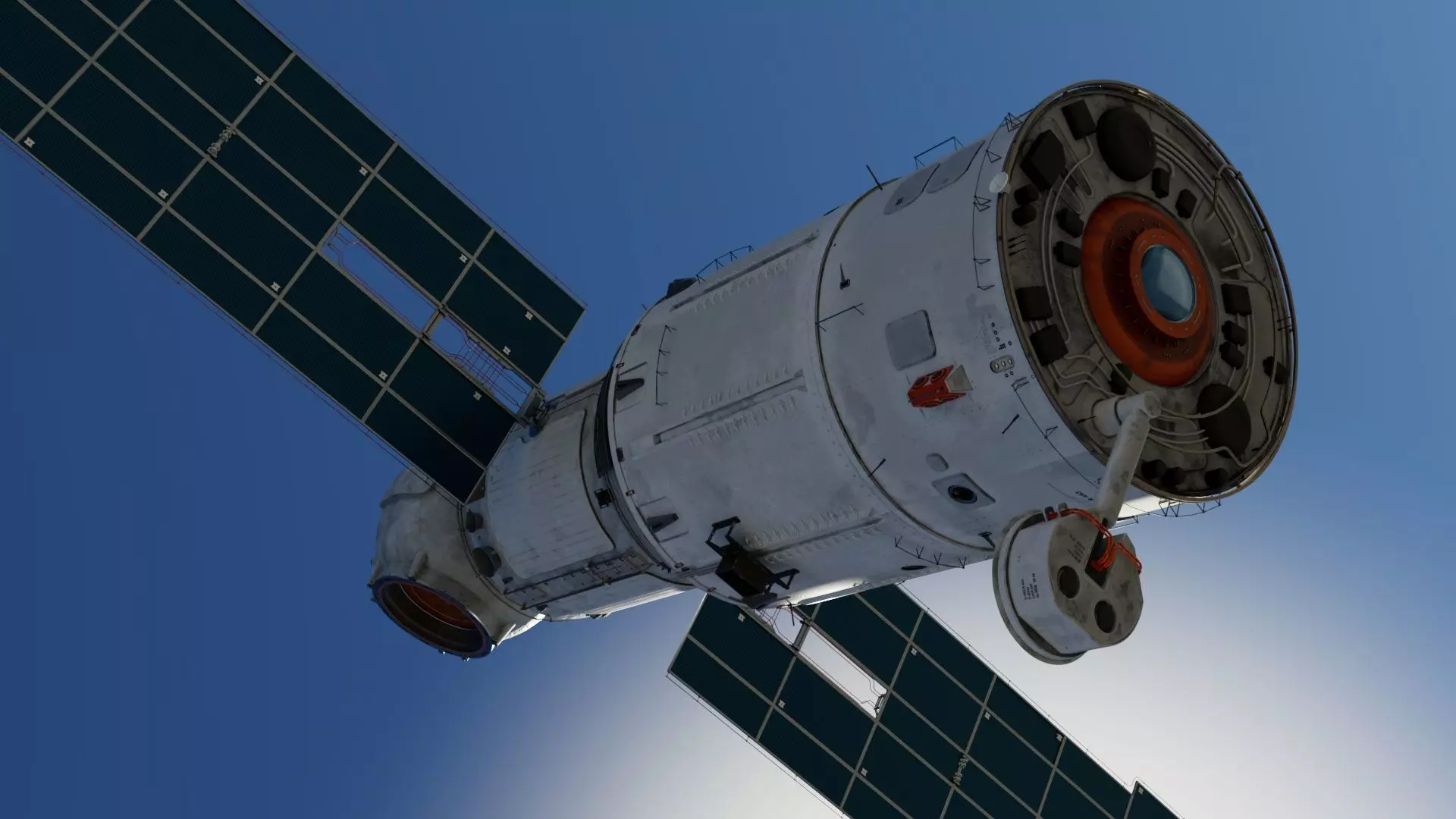 space station space module 3D model_0