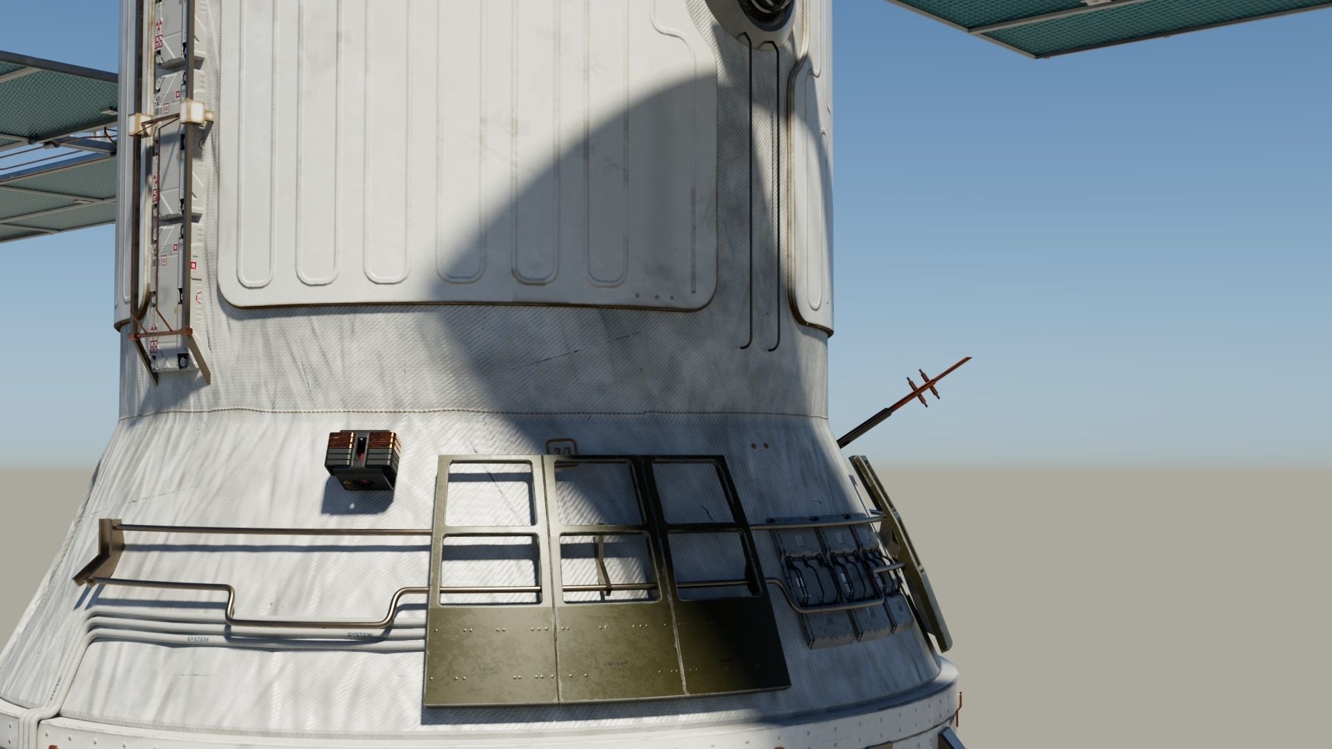 space station space module 3D model_2