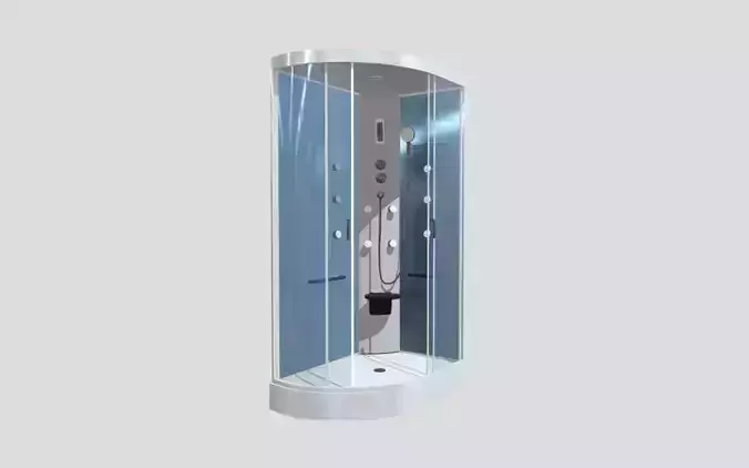 Cabine shower - Banos 3D model