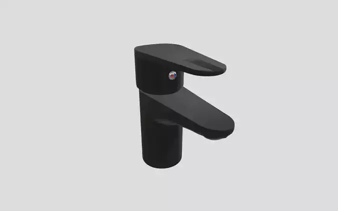 Single lever Low-poly 3D model
