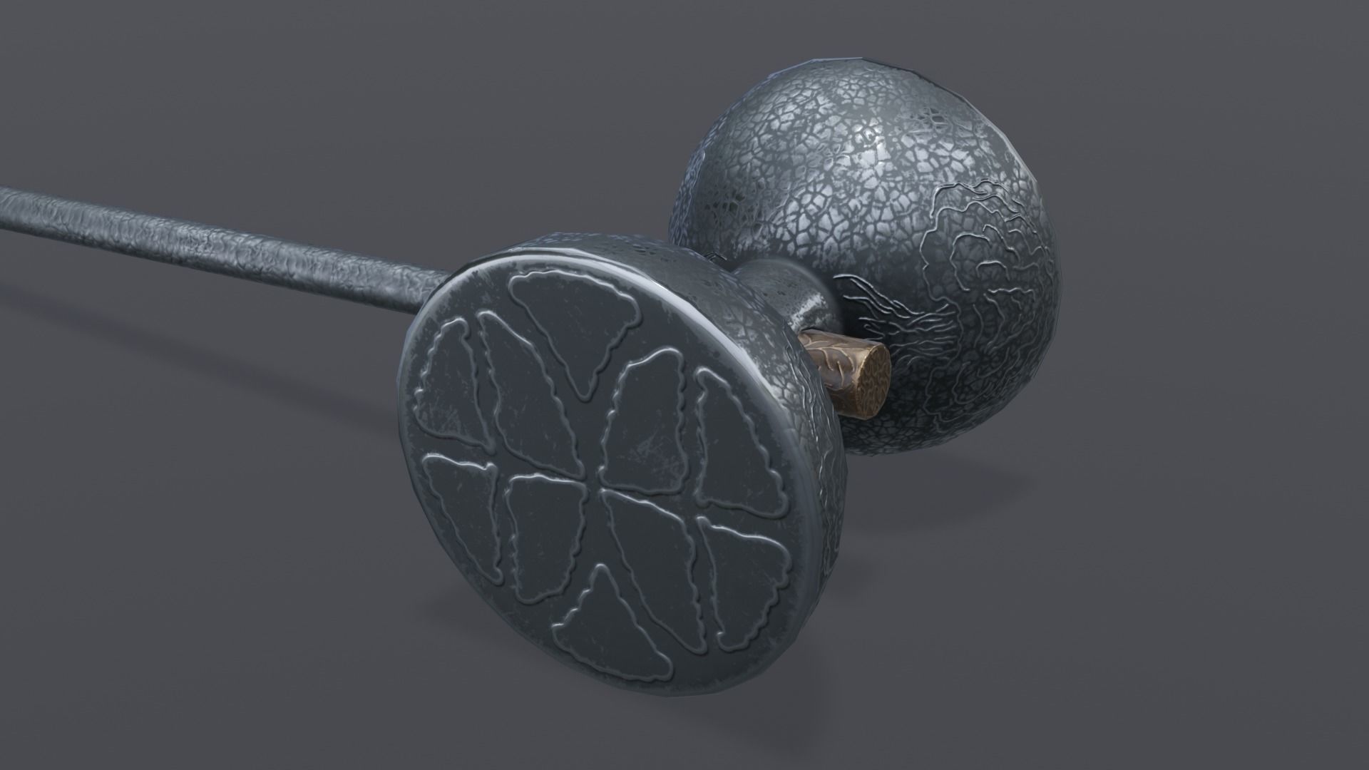 Hammer 06 Low-poly 3D model_2