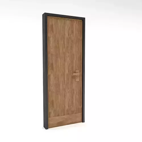 A modern wooden door