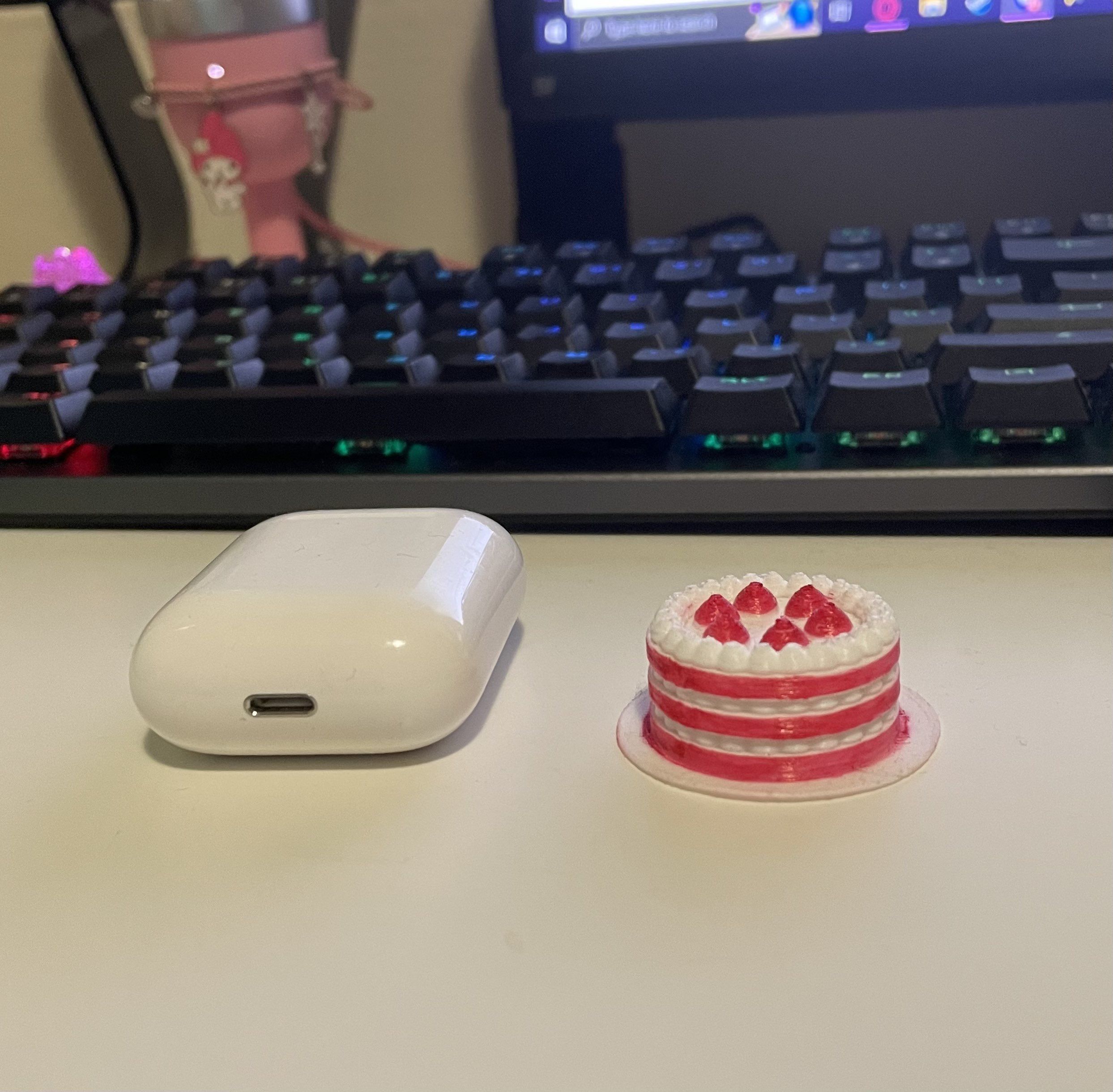 Strawberry Layered Cake 3D print model_2