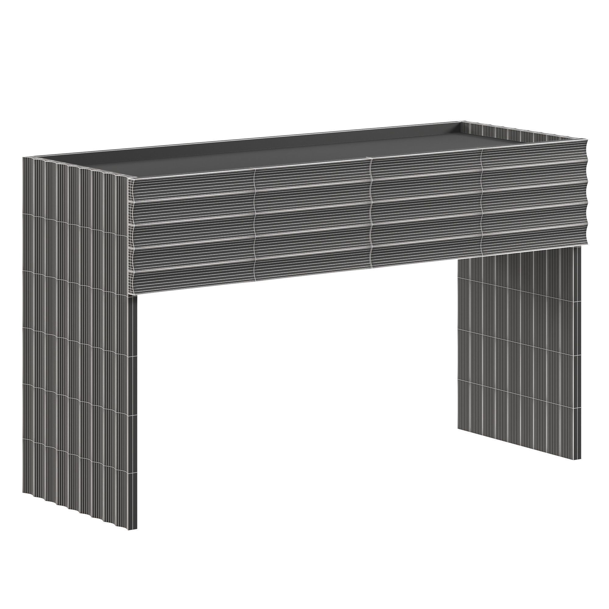 Console Moroso rows Low-poly 3D model_2