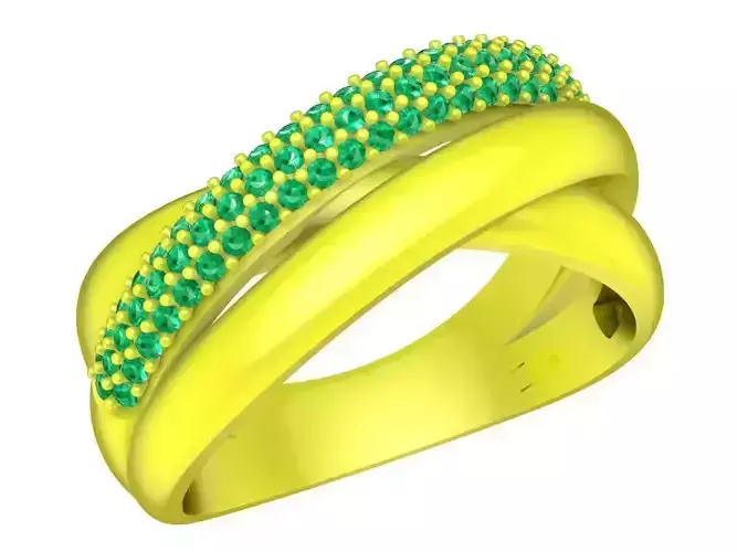 A7214 Luxury Korean Style Diamond Fashion Women Ring