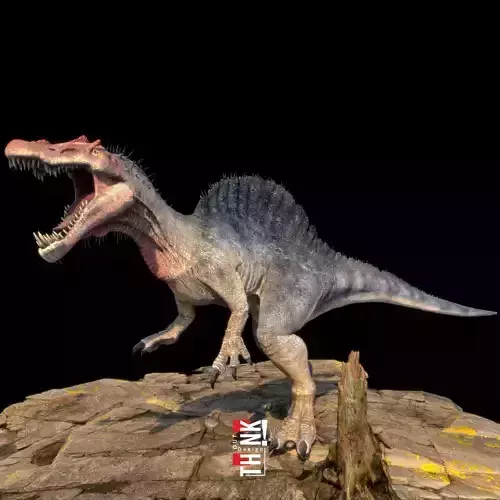 Spinosaurus 3D model Low-poly 3D model
