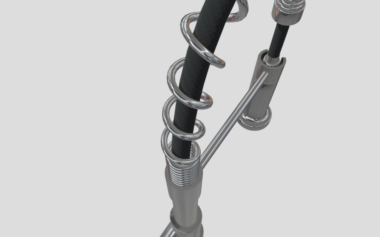 Single lever faucet 2 Low-poly 3D model_6