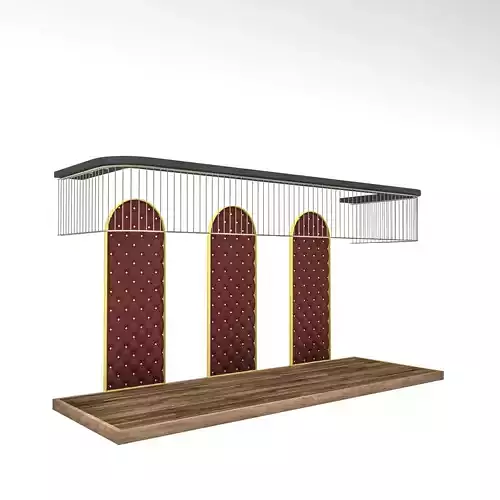 retro club decor Low-poly 3D model