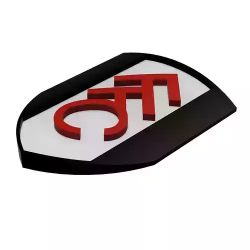 Fulham FC Wall Sign 3D print model Fulham FC Wall Sign 3D print model