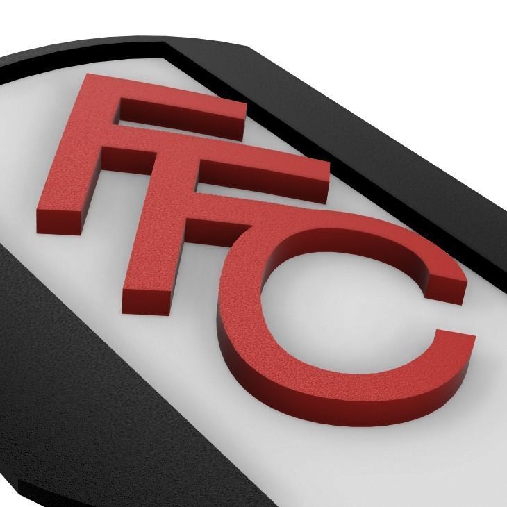 Fulham FC Wall Sign 3D print model_5