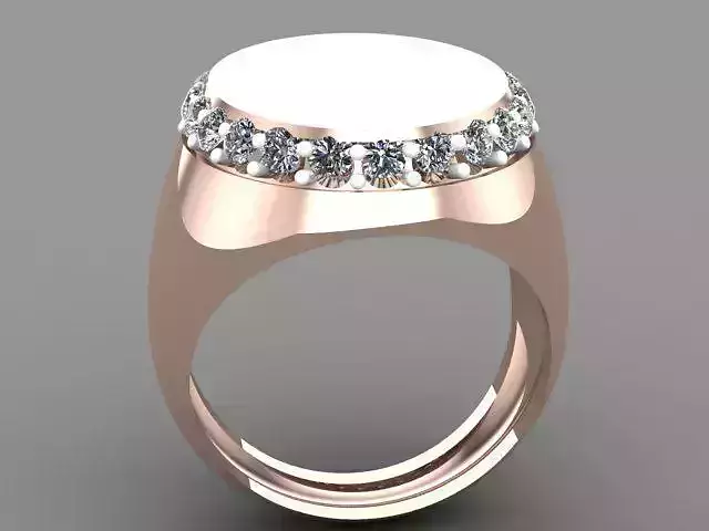 GENTS RING 3D PRINT MODEL 3D print model