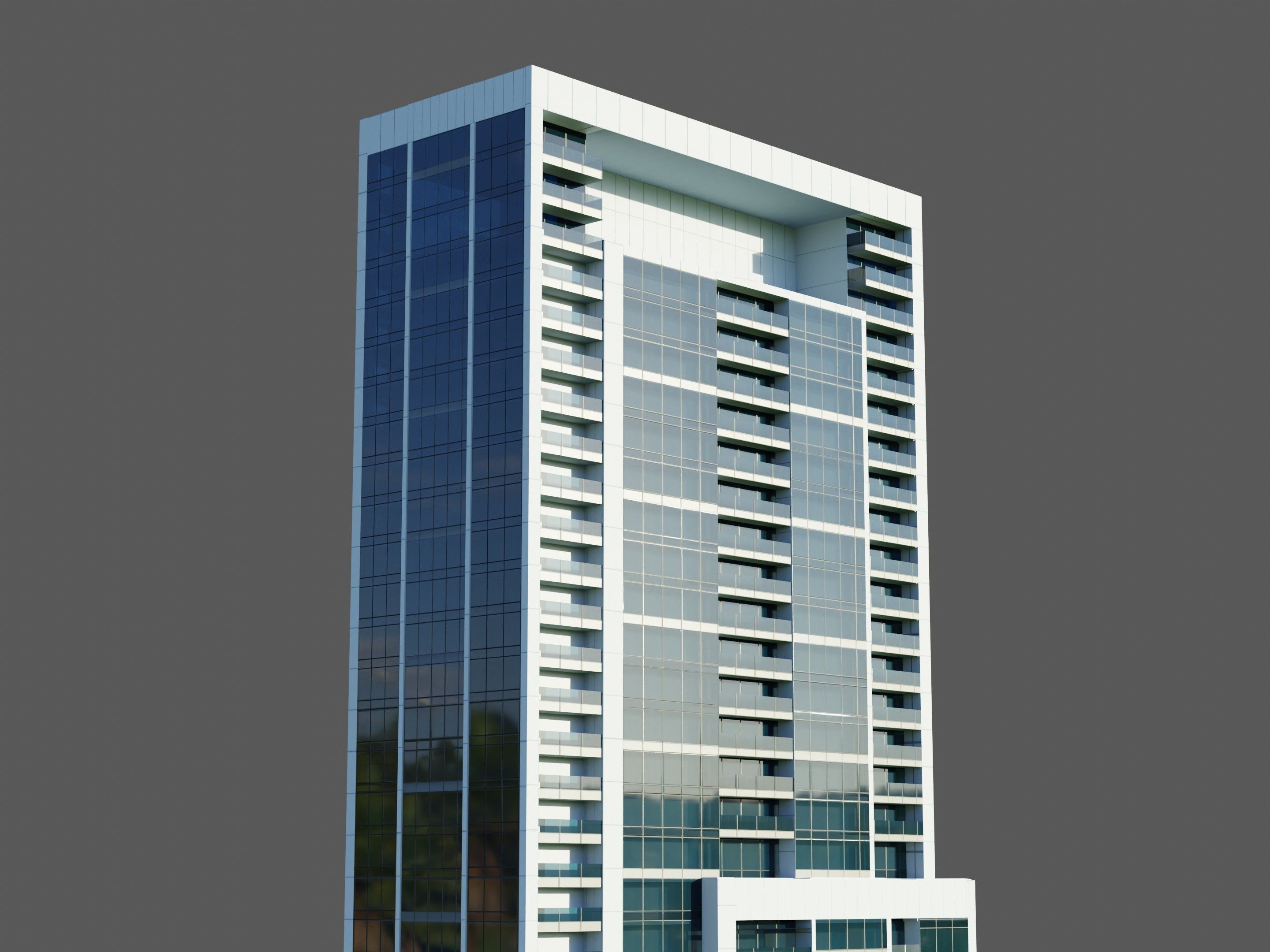 Forte towers - Dubai 3D model_3