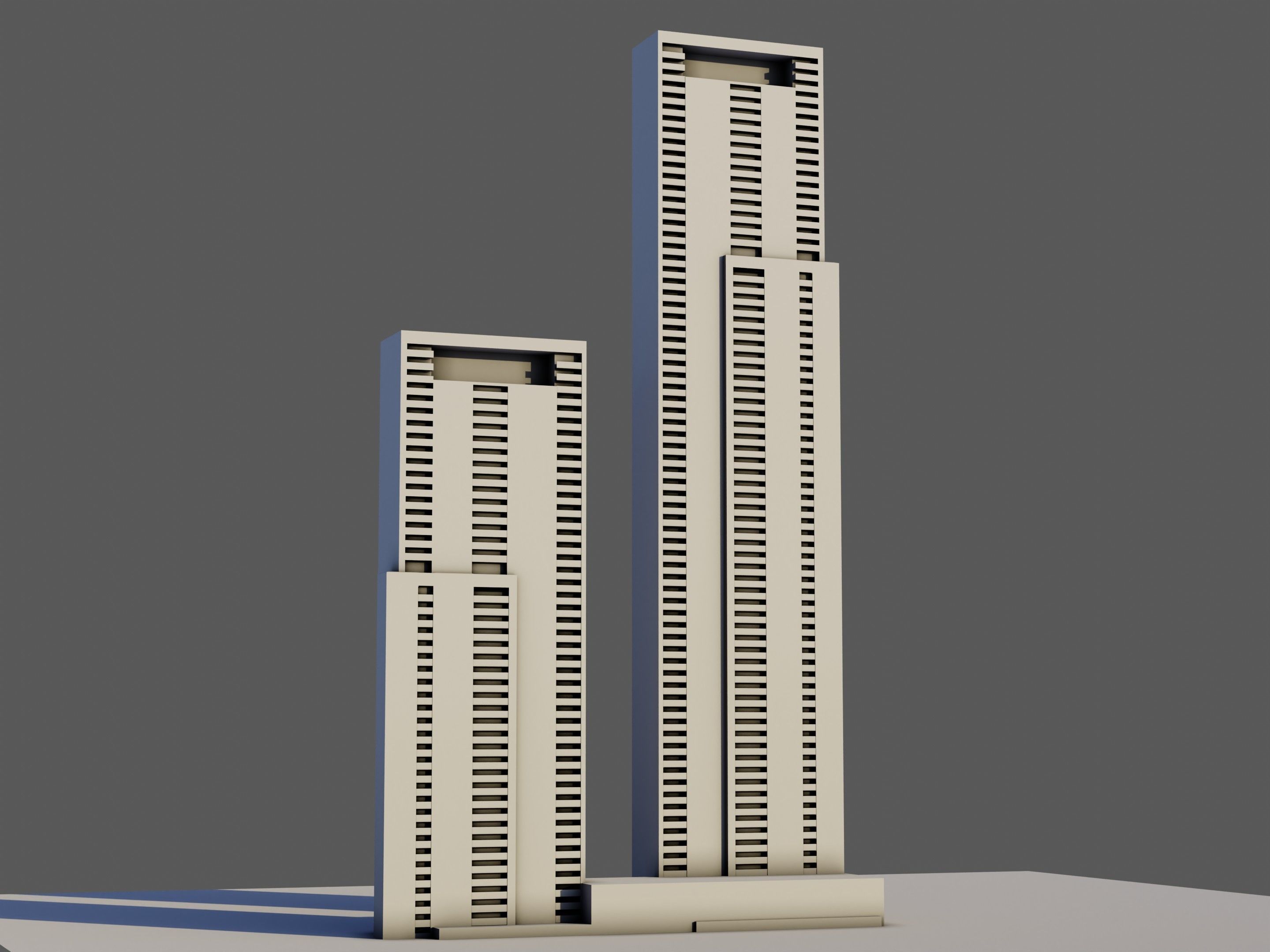 Forte towers - Dubai 3D model_6