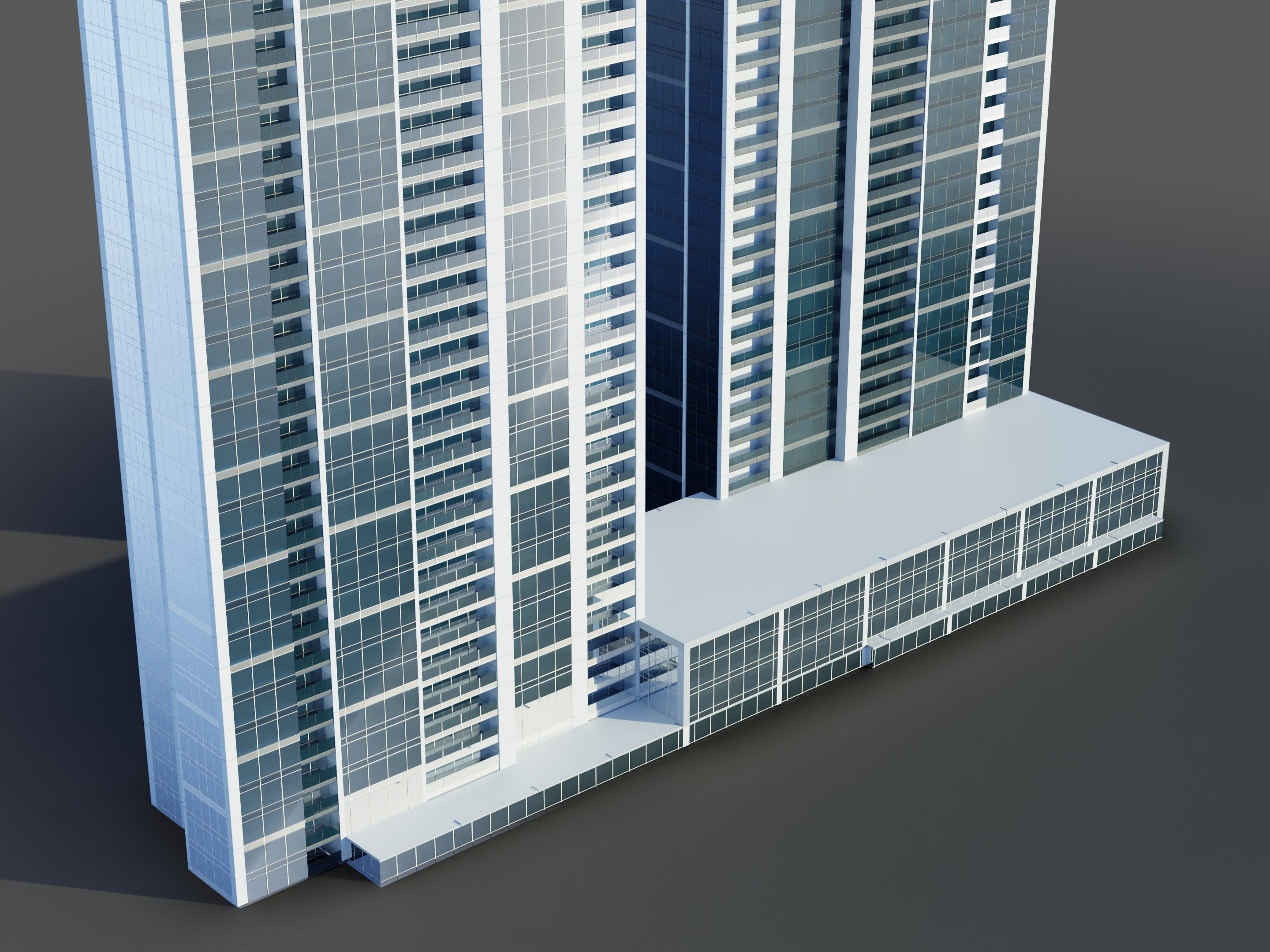 Forte towers - Dubai 3D model_4