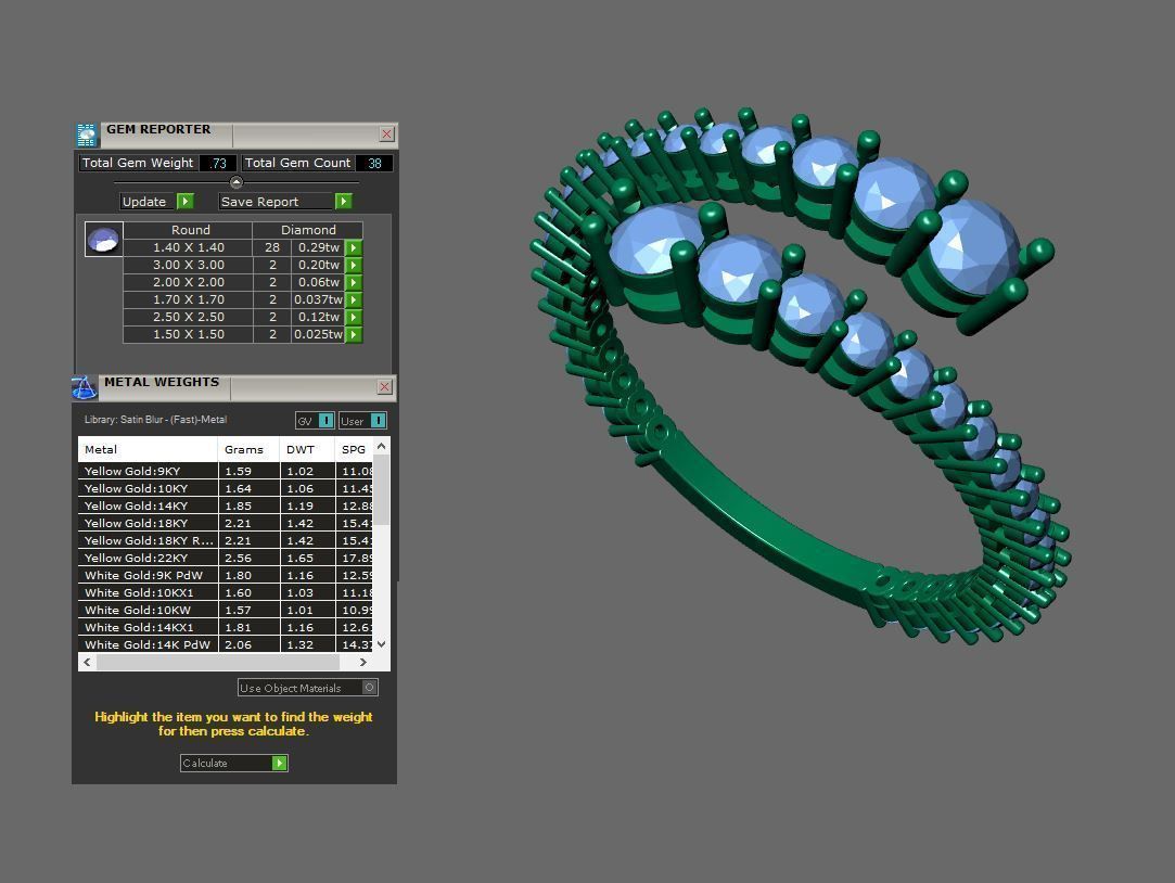 engagement rings 3D print model_4