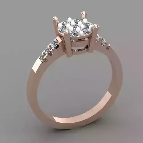Wedding Engagement Women Ring 3D print model