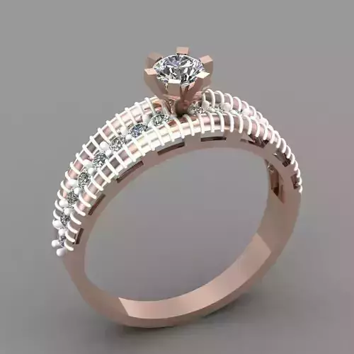 Wedding Engagement Women Ring  3D print model