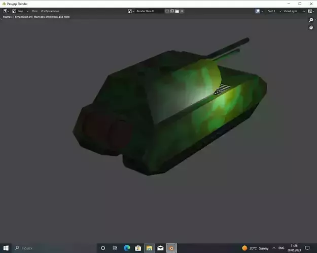 tank maus Low-poly 3D model