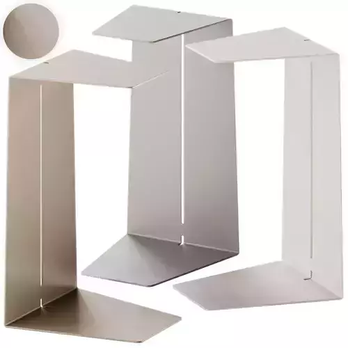 Diemme CLOCK Steel side table 3D model