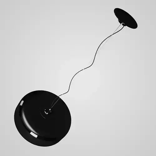 Black Hanging Lamp 07