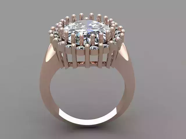 Wedding Engagement Women Ring  3D print model