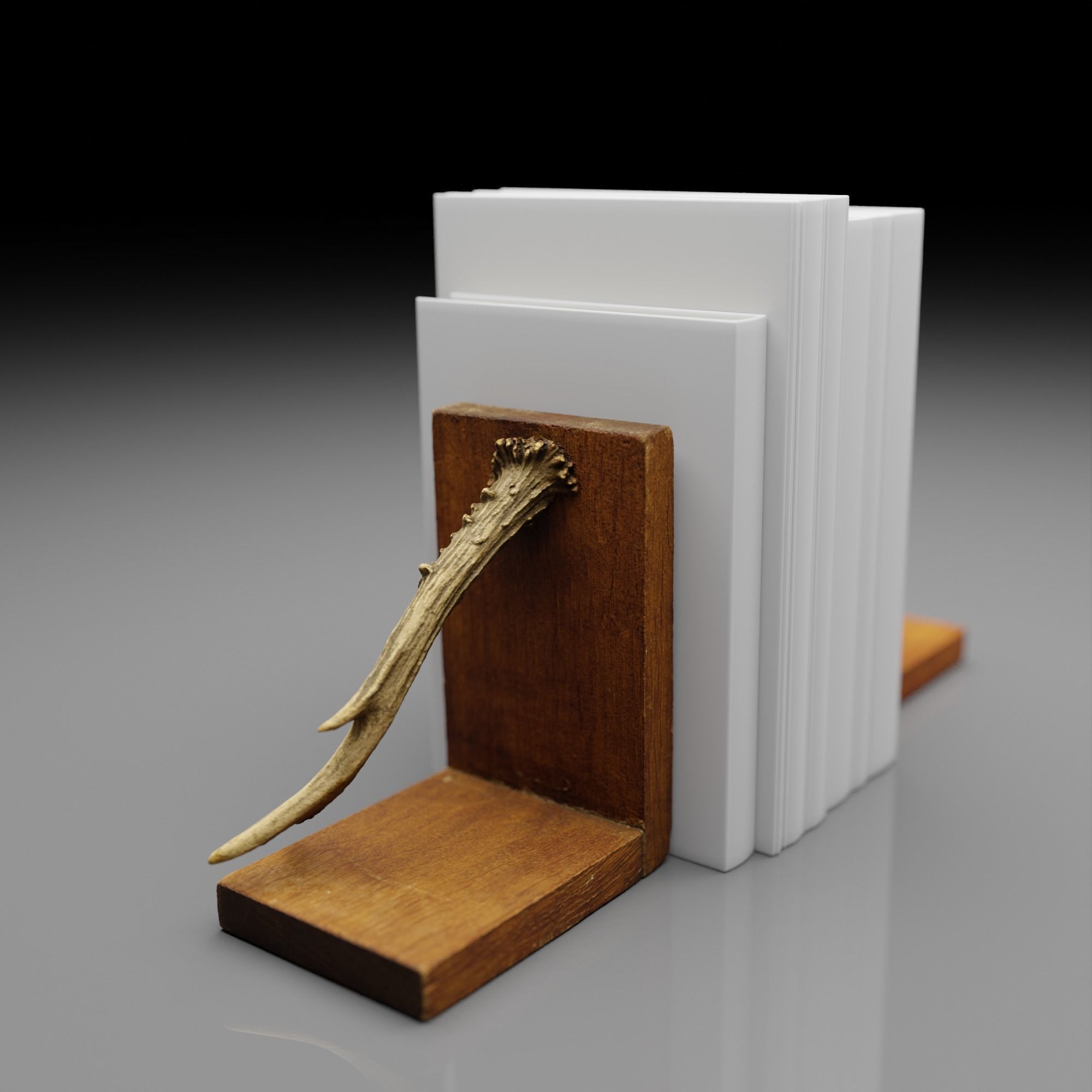 Bookholder 3D model_2