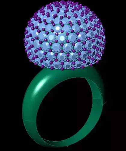 Wedding Engagement Women Ring  3D print model