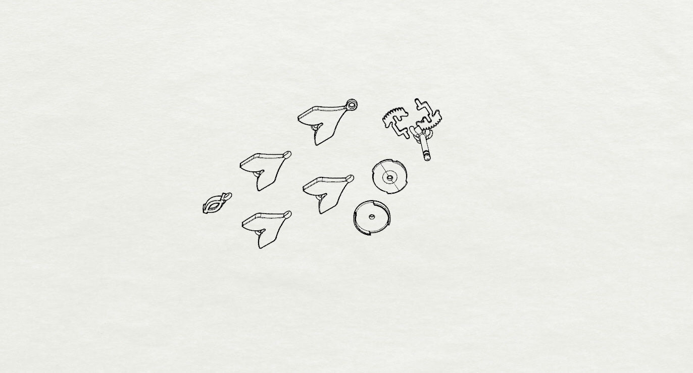 Earrings 3D print model_21