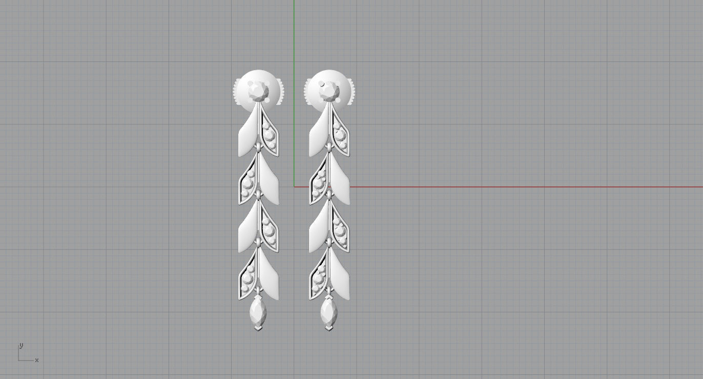 Earrings 3D print model_6