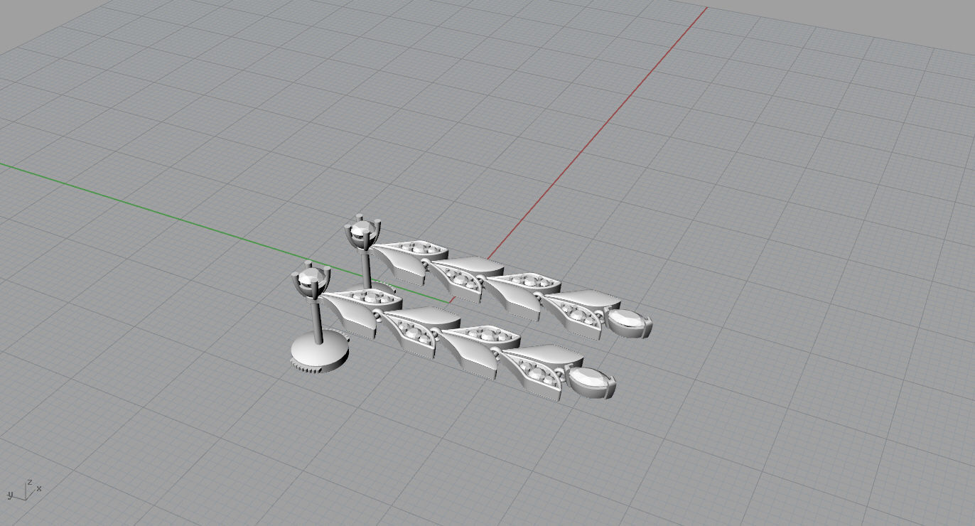 Earrings 3D print model_9