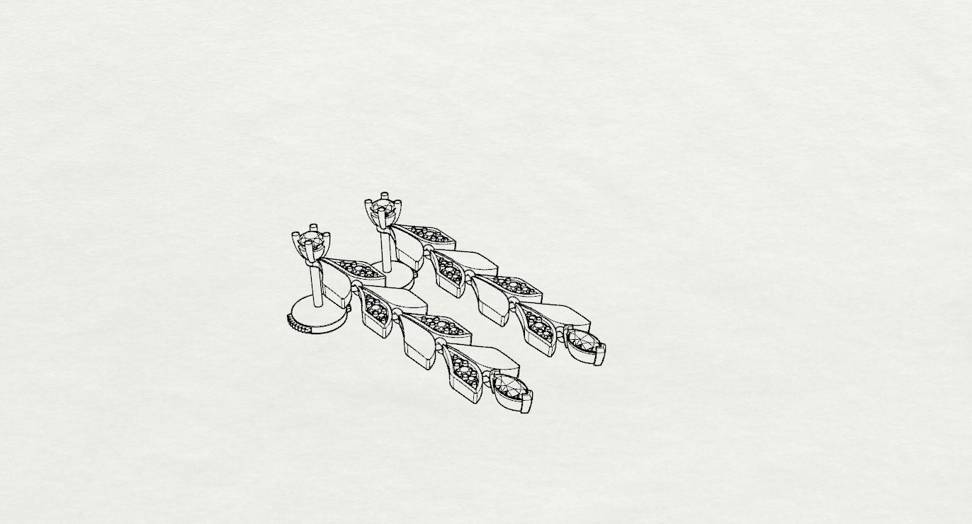 Earrings 3D print model_17