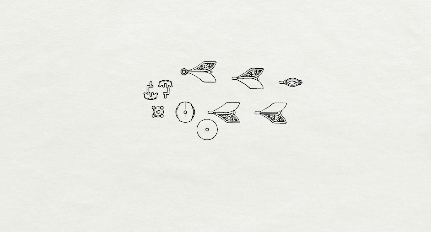 Earrings 3D print model_23