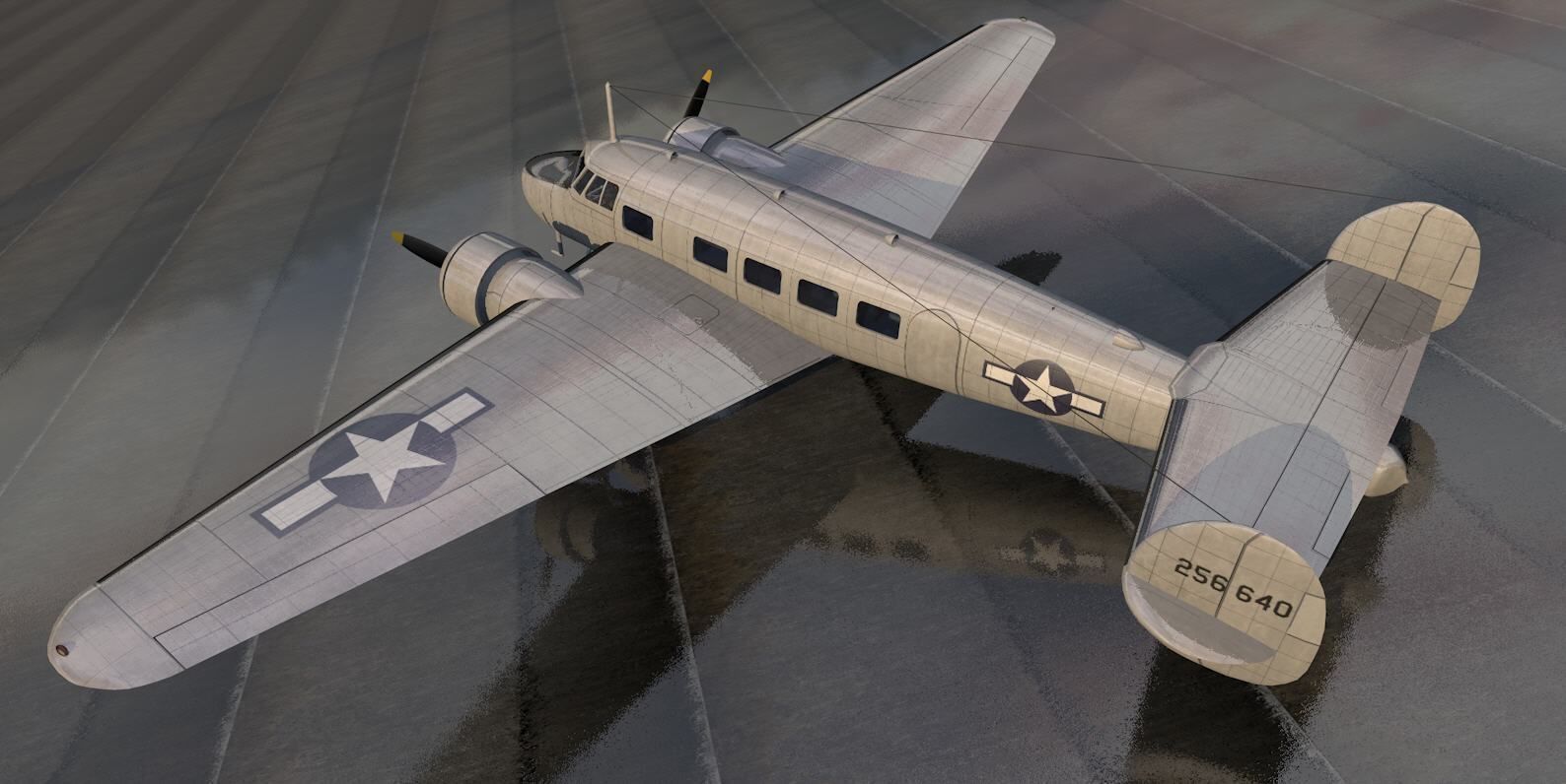 Lockheed L-10 Electra 3D model_5