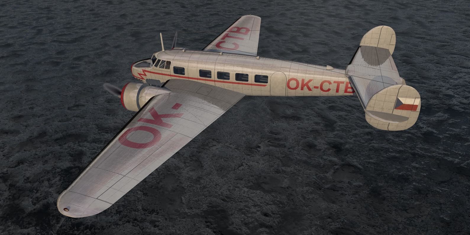 Lockheed L-10 Electra 3D model_13