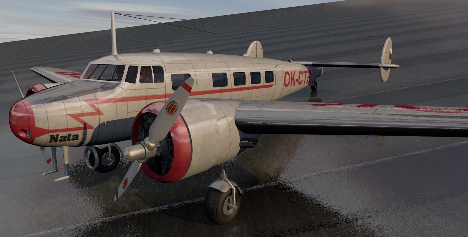 Lockheed L-10 Electra 3D model_11