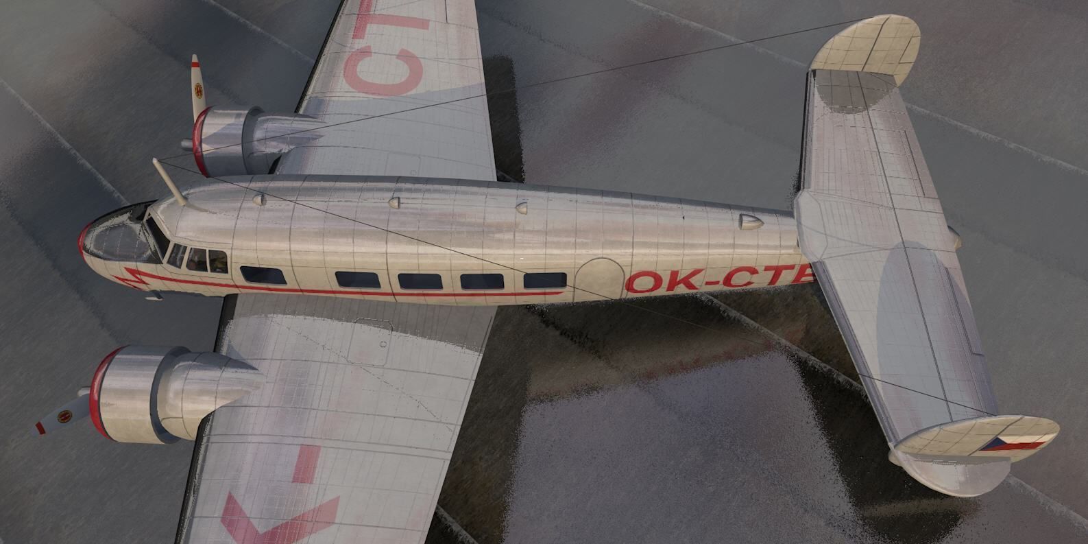 Lockheed L-10 Electra 3D model_7